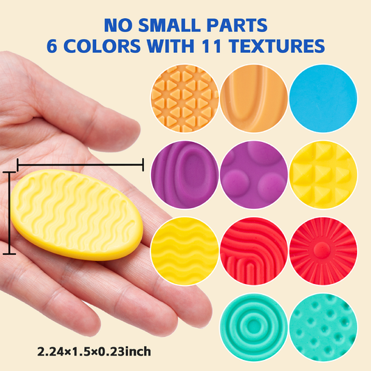 NPPN Hard Plastic Sensory Stones