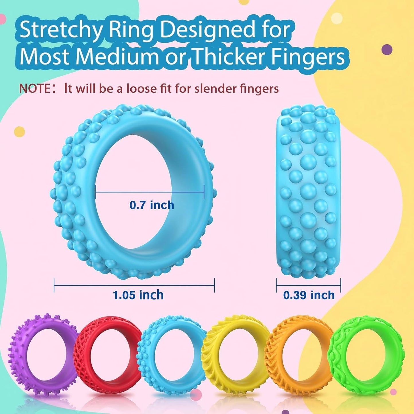 NPPN Silicone Sensory Rings