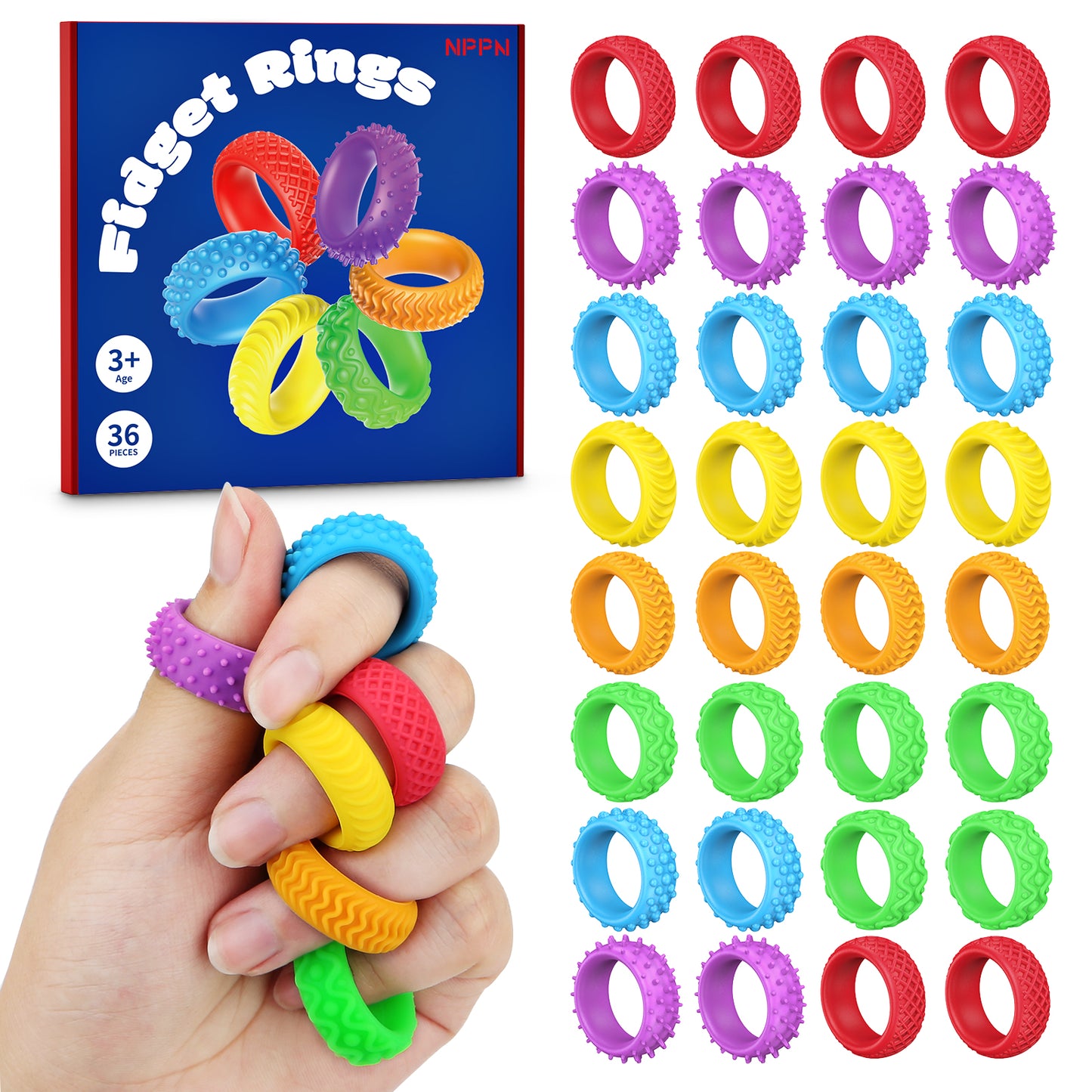 NPPN Silicone Sensory Rings