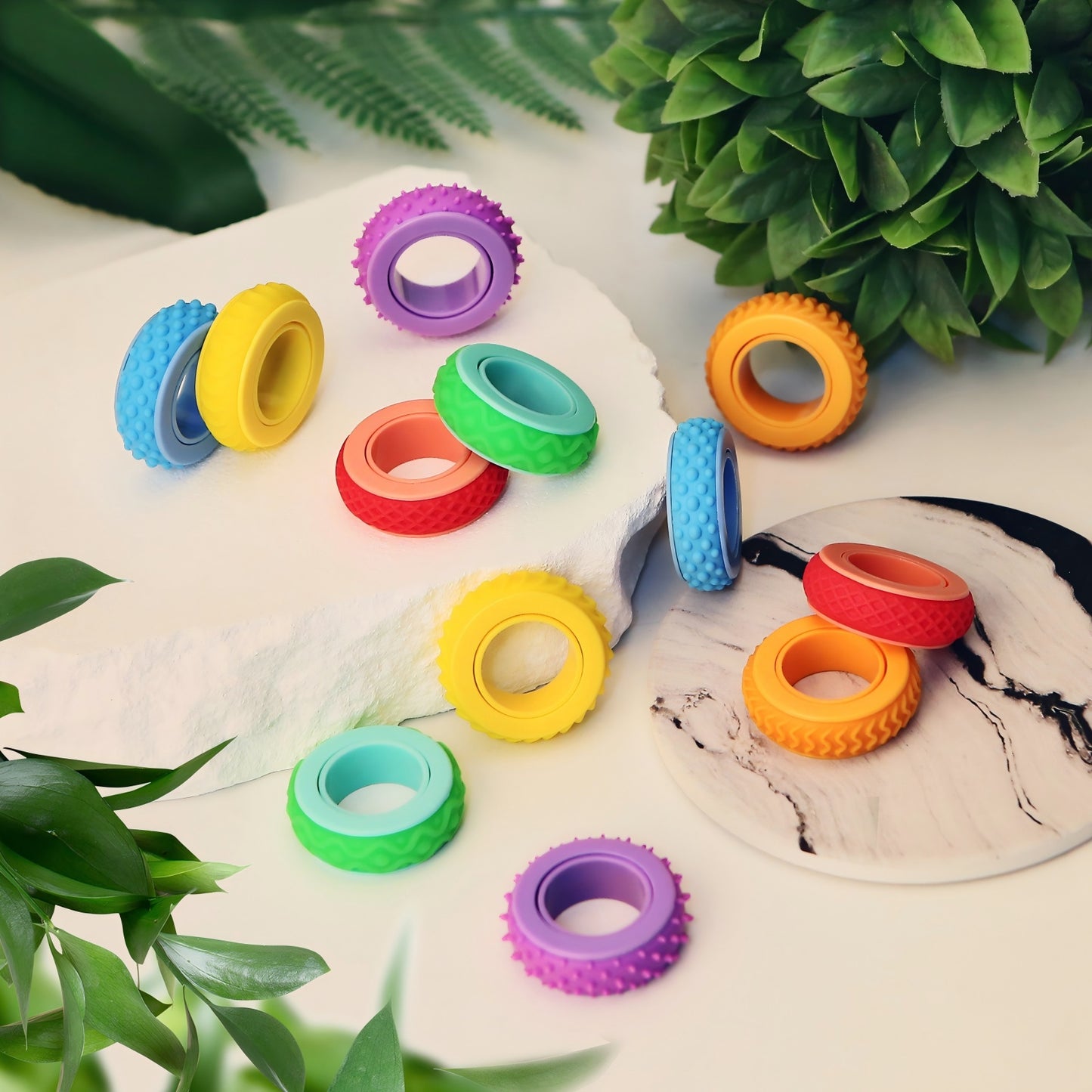 NPPN Fidget Spinner Rings