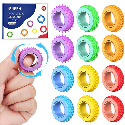 NPPN Fidget Spinner Rings