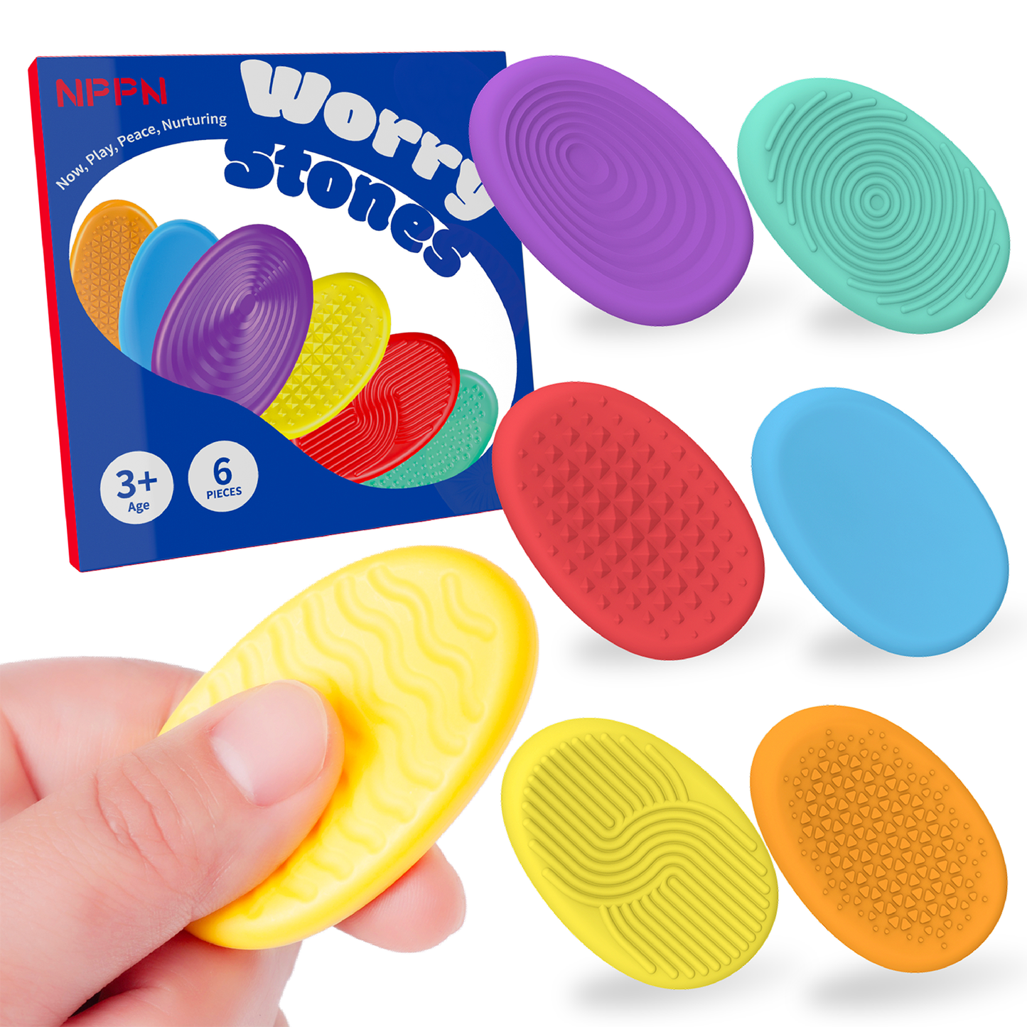 NPPN Hard Plastic Sensory Stones