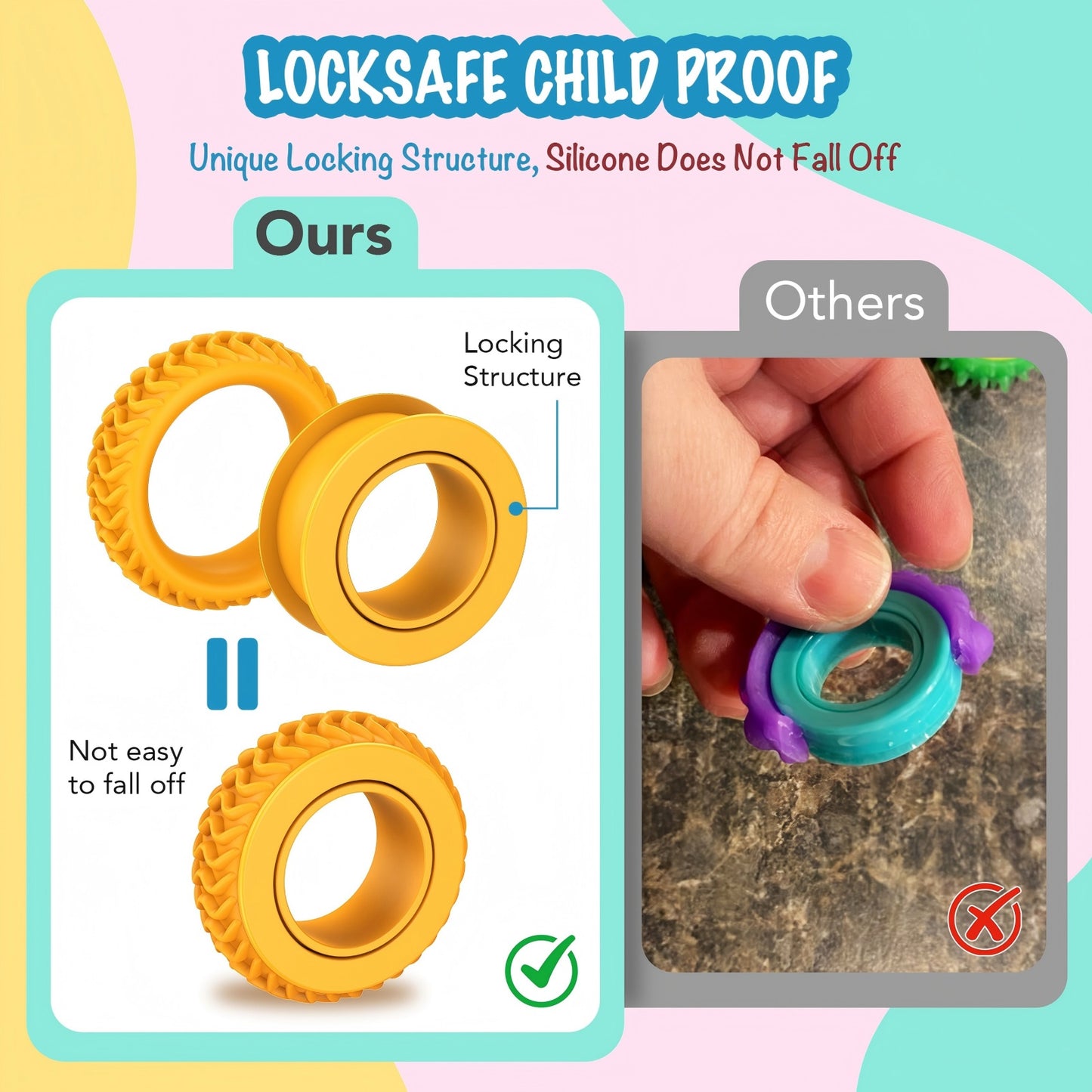 NPPN Fidget Spinner Rings