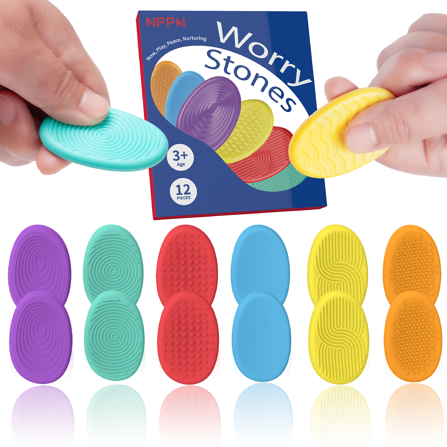 NPPN Hard Plastic Sensory Stones