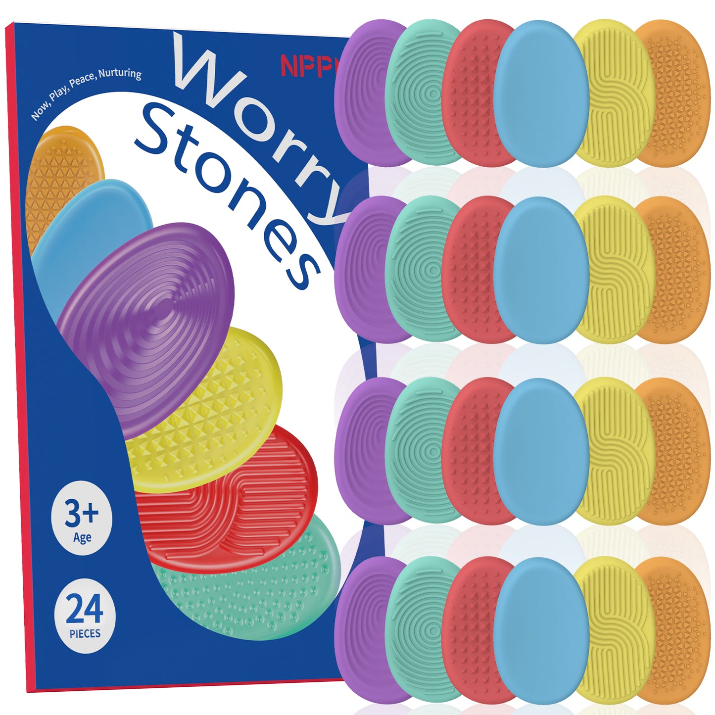 NPPN Hard Plastic Sensory Stones